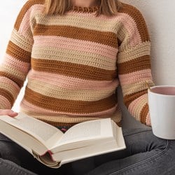 Yarn and Colors Sunset Stripes Pullover Haakpakket