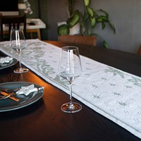 Cheer Kerst Tafelloper Wit Large Haakpakket - Inclusief Digitaal Patroon-3