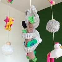 Haakpatroon Paradijsvogel Babymobiel-3
