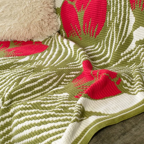 Nelly and her tulips Pomegranate Garenpakket - Exclusief Patroon-3