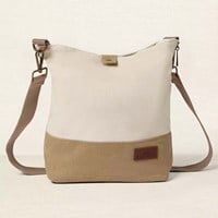 DMC Eco Vita Cross body schoudertas 32x29cm Beige