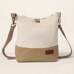 DMC Eco Vita Cross body schoudertas 32x29cm Beige