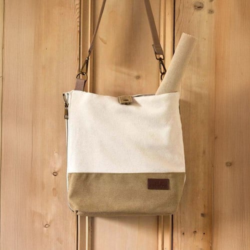 DMC Eco Vita Cross body schoudertas 32x29cm Beige-2