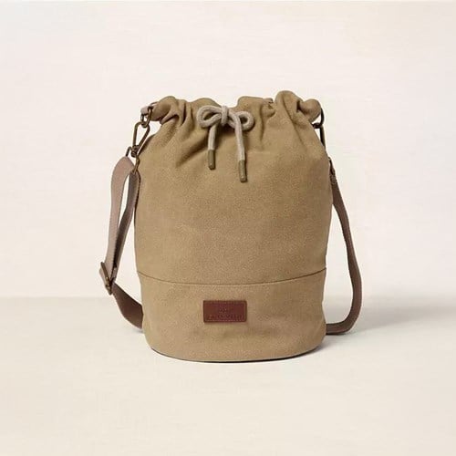 DMC Eco Vita Cross bucket schoudertas 32x33cm Beige