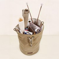 DMC Eco Vita Cross bucket schoudertas 32x33cm Beige-2