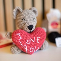 Valentijn Beertje 'I Love You' Haakpakket-2