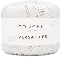 Versailles Omslagdoek Breipakket 1 Ecru - Silver