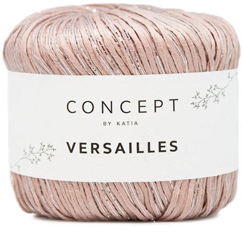 Versailles Omslagdoek Breipakket 2 Salmon - Orange - Silver
