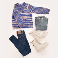 Gebreide trui Lang Yarns Muse Breipakket-2