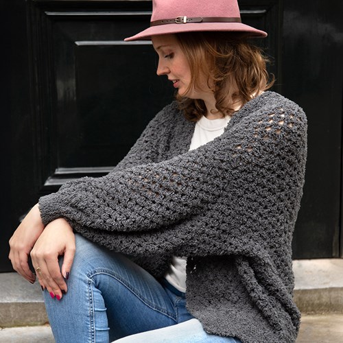Haakpakket Budgetyarn Soft Aran Granny Stripe Vest-3