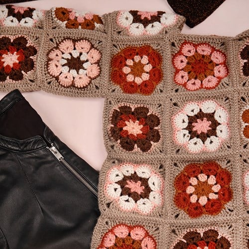 African Granny Sweater - Finishing Stitches Haakpakket-3