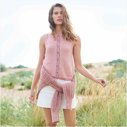 Organic Cotton DK mouwloos vest