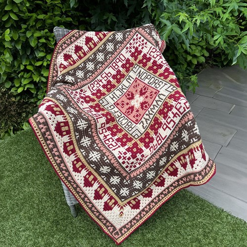 Rosina Plane - Mile Cross Sampler Blanket CAL Vintage Garenpakket-2