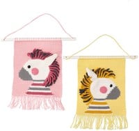 Zebra Ziva en Zara Wandhangers Haakpakket