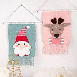 Kerst Wandhangers Garen en Haakpakket