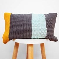 Super Must-Have Kussen Haakpakket 3 Graphite / Pea Green / Silver-2