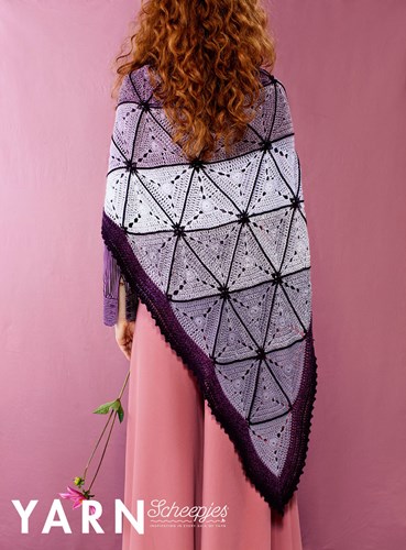 bookazine shawl paars wolplein