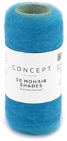 Katia 50 Mohair Shades 056 Blauw Cyaan