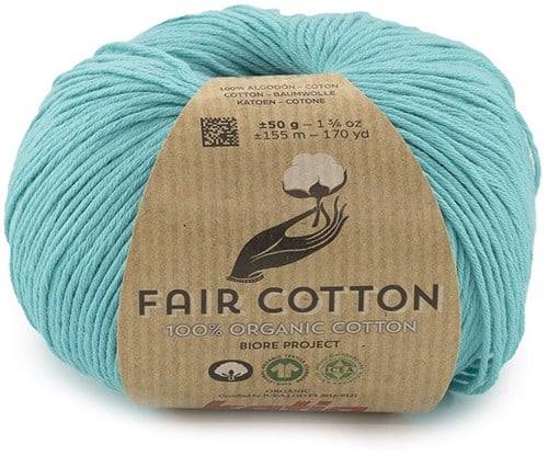 Katia Fair Cotton 058 Helder turquoise