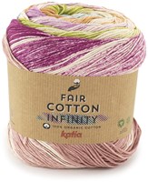 Katia Fair Cotton Infinity 108 Lila-Pistache-Blauw