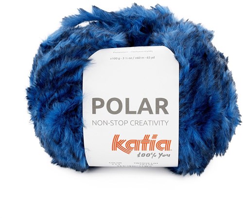 Katia Polar 113 Zwart-Perzisch Blauw