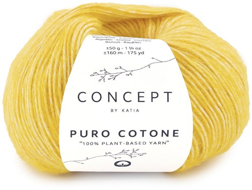 Katia Puro Cotone 56 Geel
