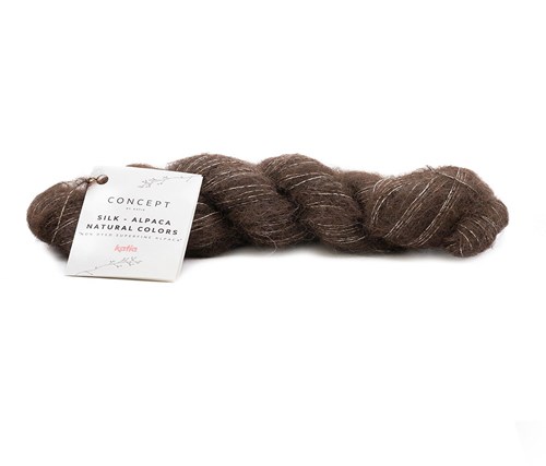 Katia Silk Alpaca Natural Colors 103 Donker bruin