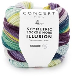 Katia Symmetric Socks & More Illusion 4-Draads