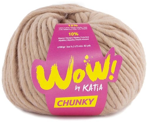 Katia WOW - Chunky 059 Rozeachtig beige