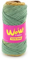 Katia WOW - Tote Bag 302 Kauwgom roze-Roest bruin-Oker-Groen