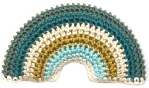 Wolplein Regenboog Wagenhanger Haakpakket 2 Vintage green-2
