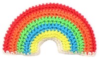 Wolplein Regenboog Rammelaar Haakpakket 6 Colorful-2