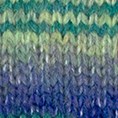 Katia WOW - Fluffy Color Trend 301 Flessengroen - Neongroen - Blauw-2