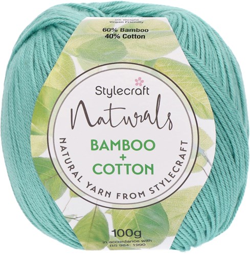 Stylecraft Naturals - Bamboo + Cotton DK 7144 Surf