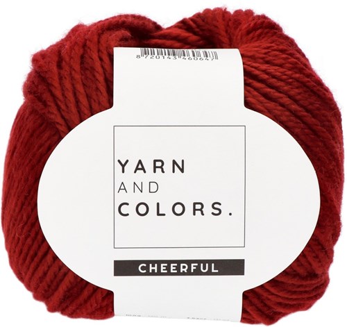 Yarn and Colors Chunky Cheerful Mittens Haakpakket 1 Burgundy-2