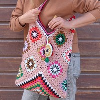 Granny’s Beach Bag Haakpakket 101 Rosé