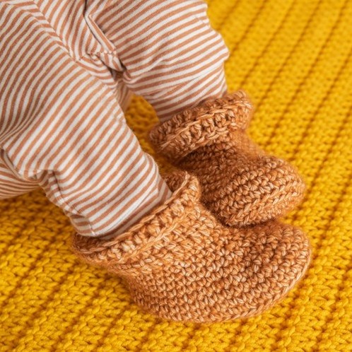 Yarn and Colors Oh Baby! Crochet Booties Haakpakket