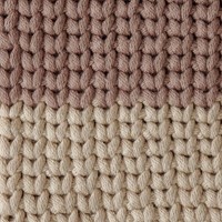 Yarn and Colors Slouchy Pouch Color Block Haakpakket 006 Taupe-2