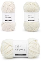 Yarn and Colors Three is a Charm WOW! Muurhanger Pakket 091 Cream-2