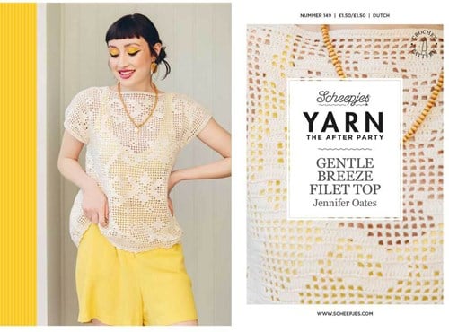YARN The After Party nr.149 Gentle Breeze Filet Top NL