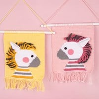 Zebra Ziva en Zara Wandhangers Haakpakket-3