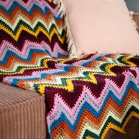 10 Kleuren Zigzag Deken Haakpakket-2