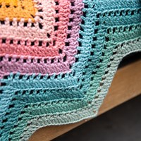 10 Kleuren Zigzag Deken Haakpakket