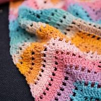 10 Kleuren Zigzag Deken Haakpakket