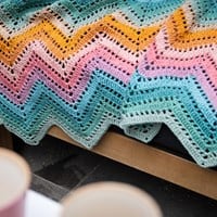10 Kleuren Zigzag Deken Haakpakket