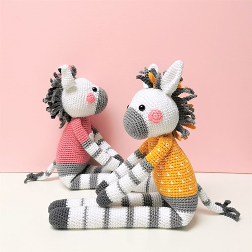 Zara & Ziva Zebra's Garenpakket - Exclusief Patroon-2