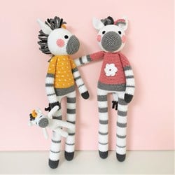 Zara & Ziva Zebra's Garen en Haakpakket